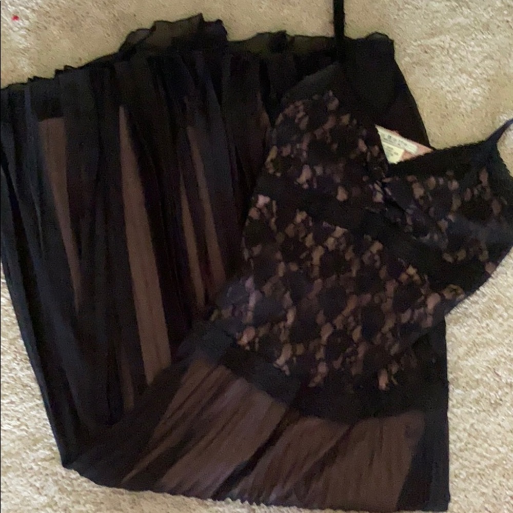 Black corset dress
